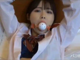 BTOK她自慰，我大飞机射她一腿